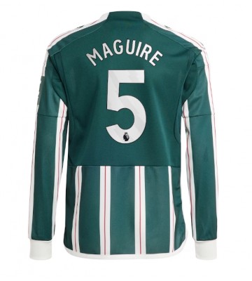 Manchester United Harry Maguire #5 Udebanetrøje 2023-24 Lange ærmer
